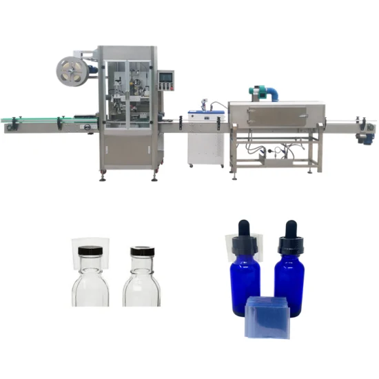 고속 병 자동 수축 슬리브 라벨링 기계